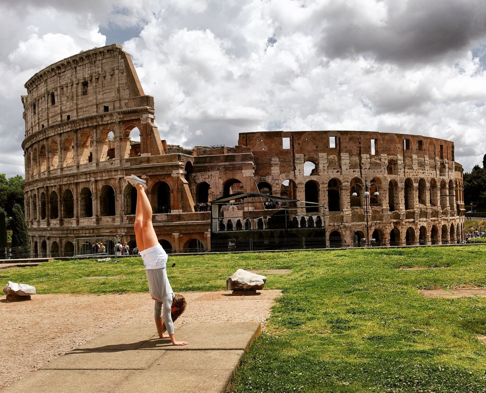 The Colosseum, young and old